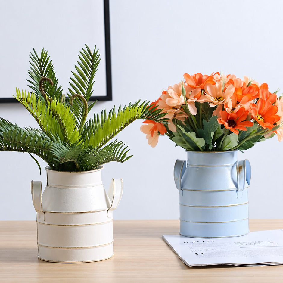Vase de Style Ancien en Fer pour Fleurs