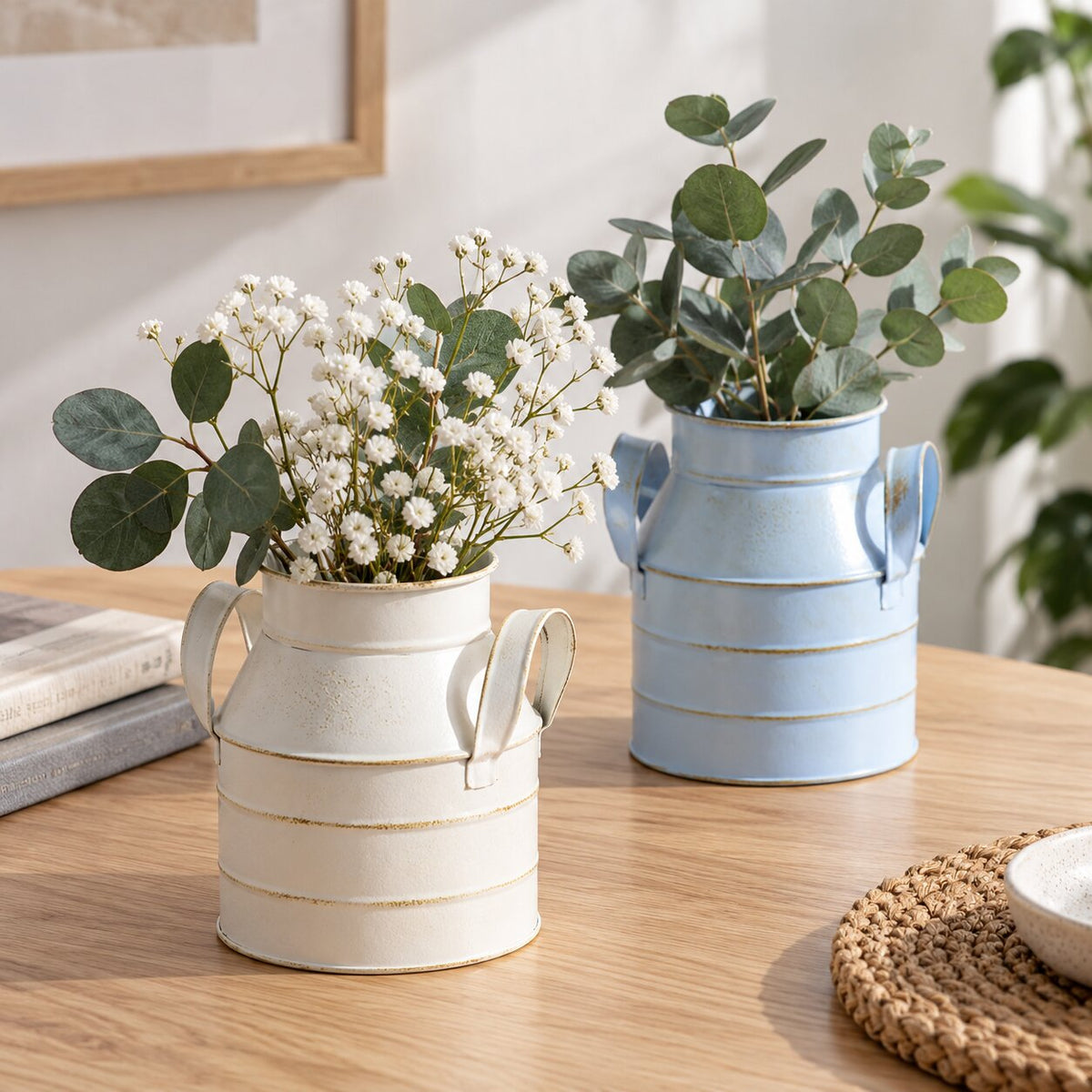 Vase de Style Ancien en Fer pour Fleurs