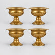 Vase de Style Ancien en Métal Doré pour Centre de Table Lot de 4 Pièces