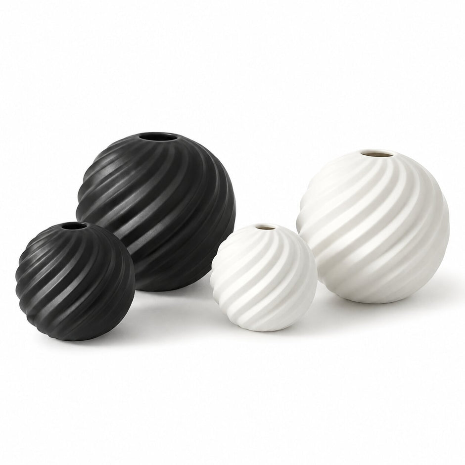 Vase Boule en Céramique pour Fleurs