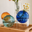 Vase Boule en Verre Borosilicate pour Fleurs