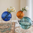 Vase Boule en Verre Borosilicate pour Fleurs