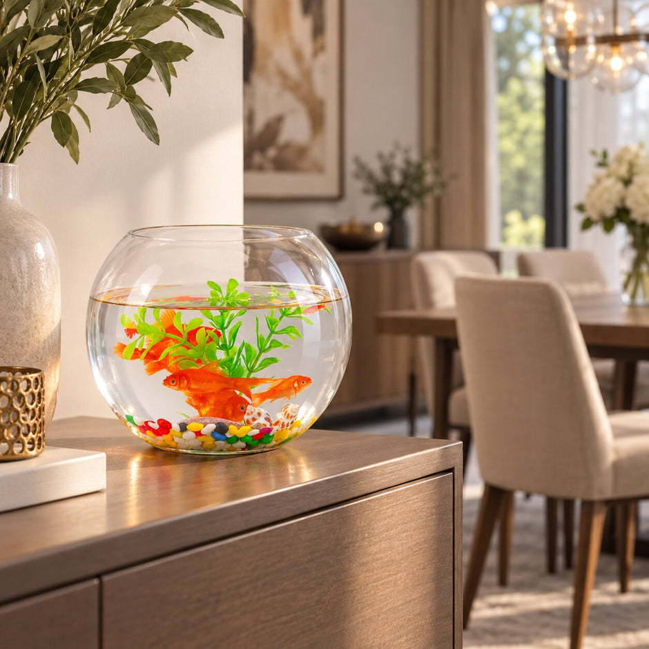 Vase Boule en Verre pour Micro Paysage et Hydroponie