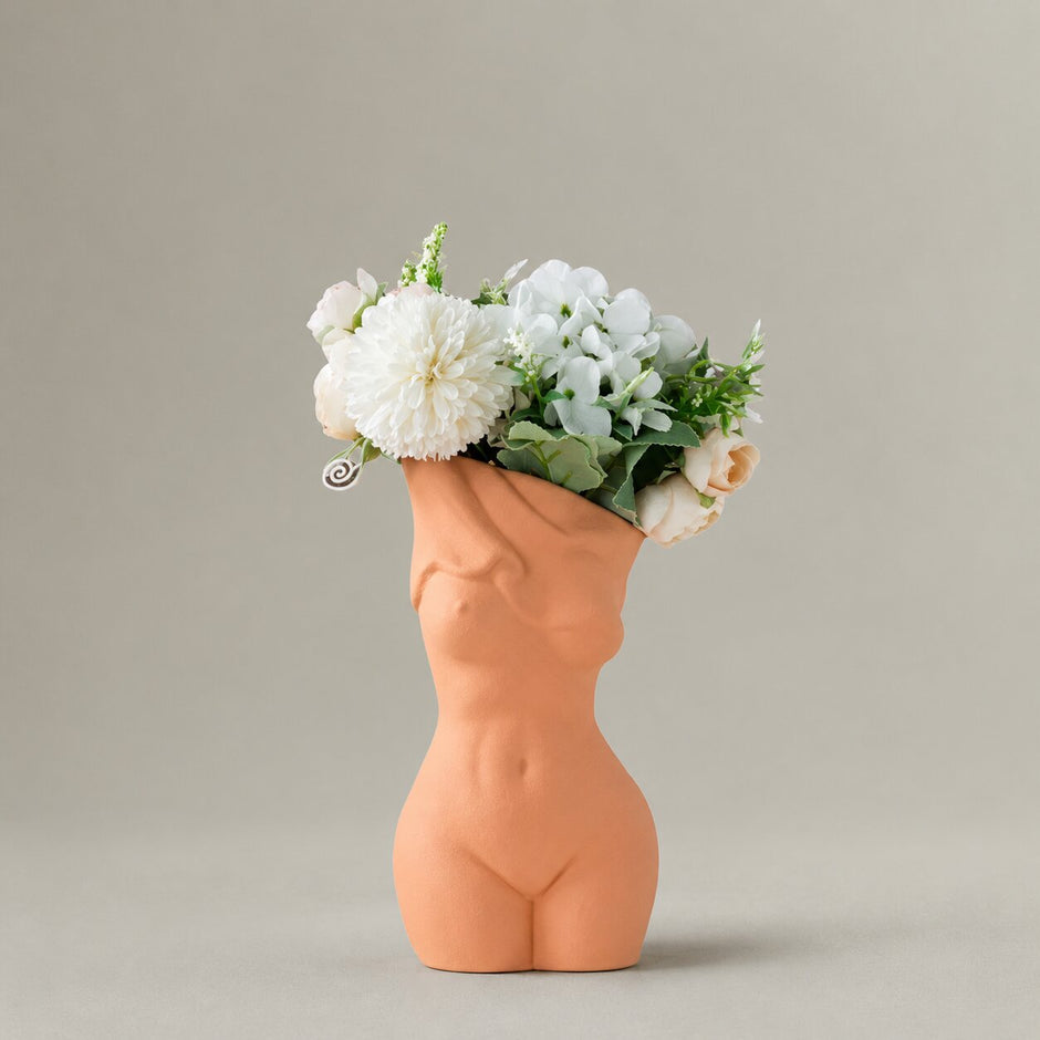 Vase Buste Femme en Céramique Originale