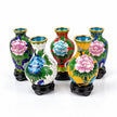 Vase Chinois en Émail Cloisonné Très Petit