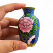 Vase Chinois en Émail Cloisonné Très Petit