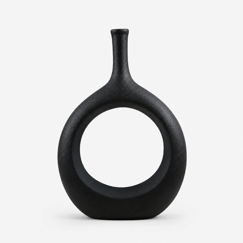 Vase Creux en Céramique de Style Nordique