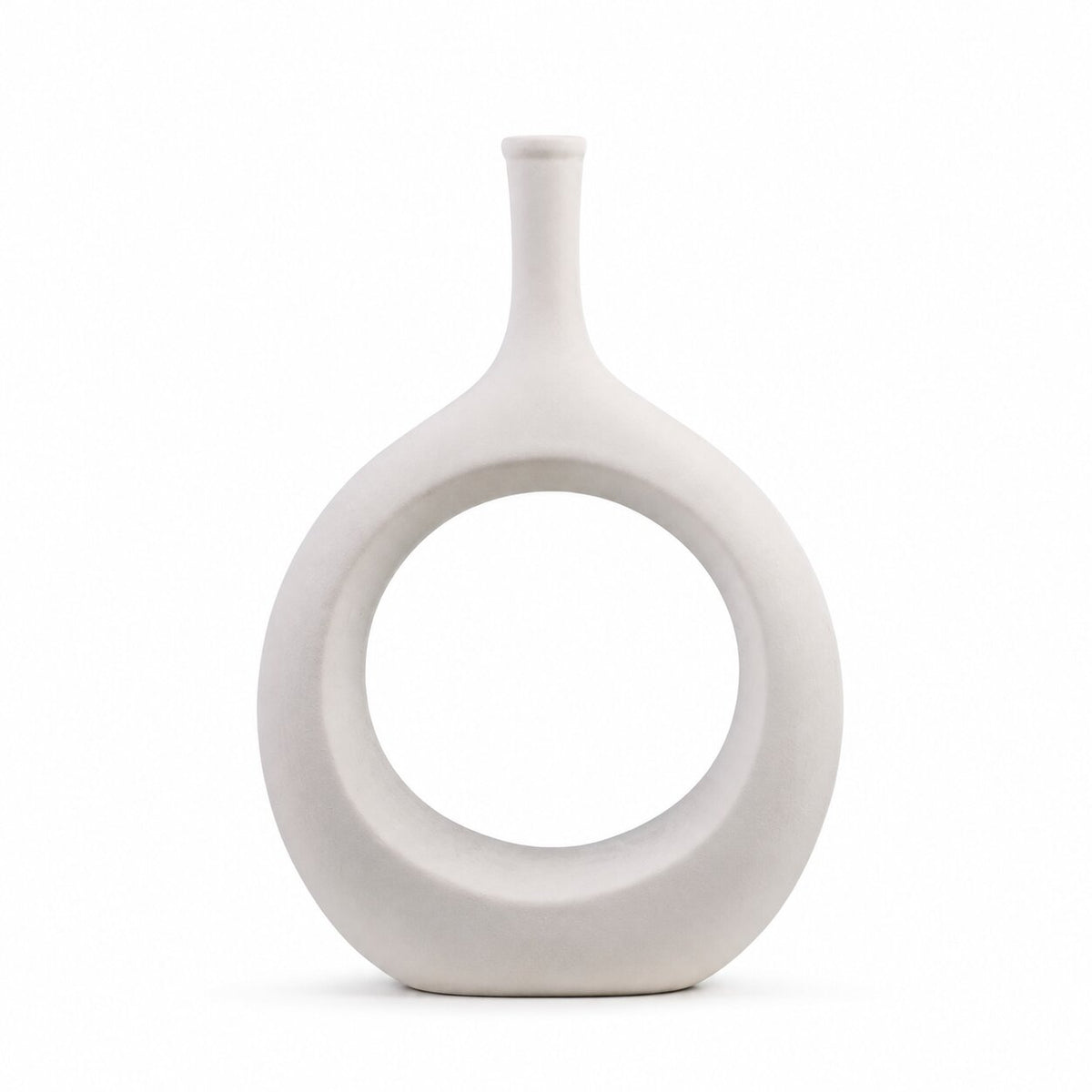 Vase Creux en Céramique de Style Nordique