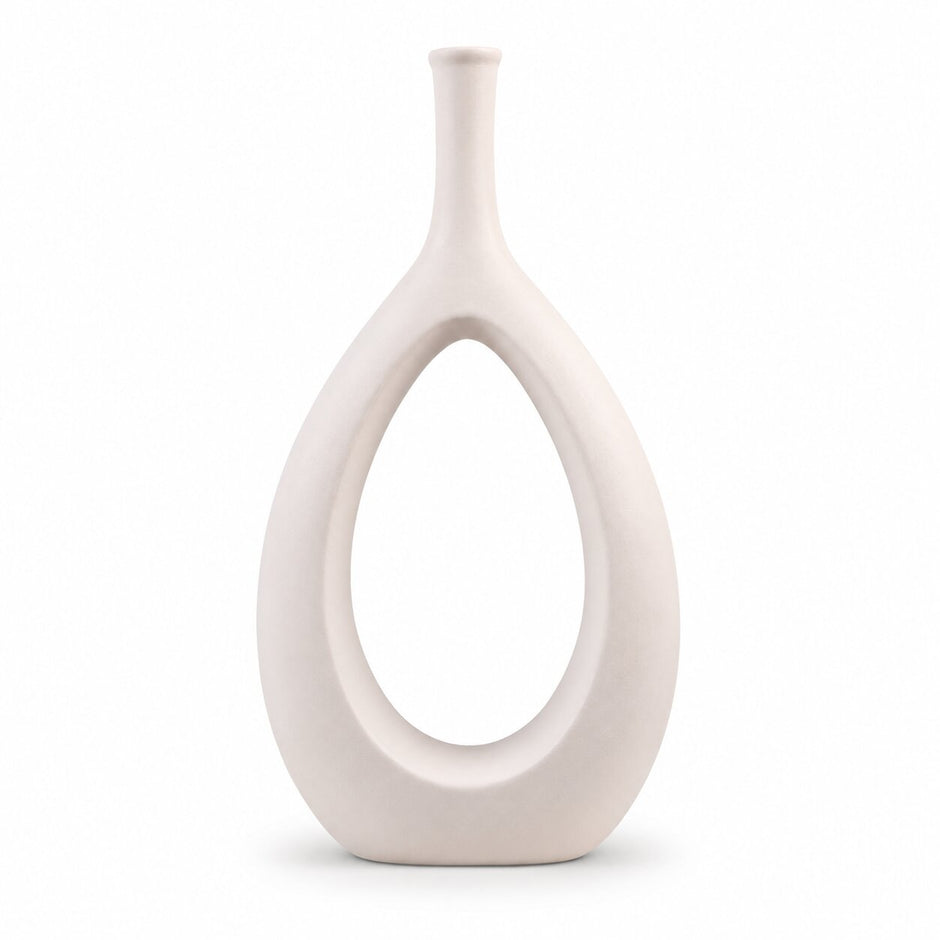 Vase Creux en Céramique de Style Nordique