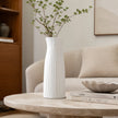 Vase Décoration en Plastique Blanc