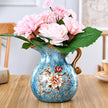 Vase Dessin à Motif Fleurs Colorées