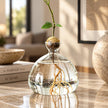 Vase Fleur en Verre Transparent pour Avocat