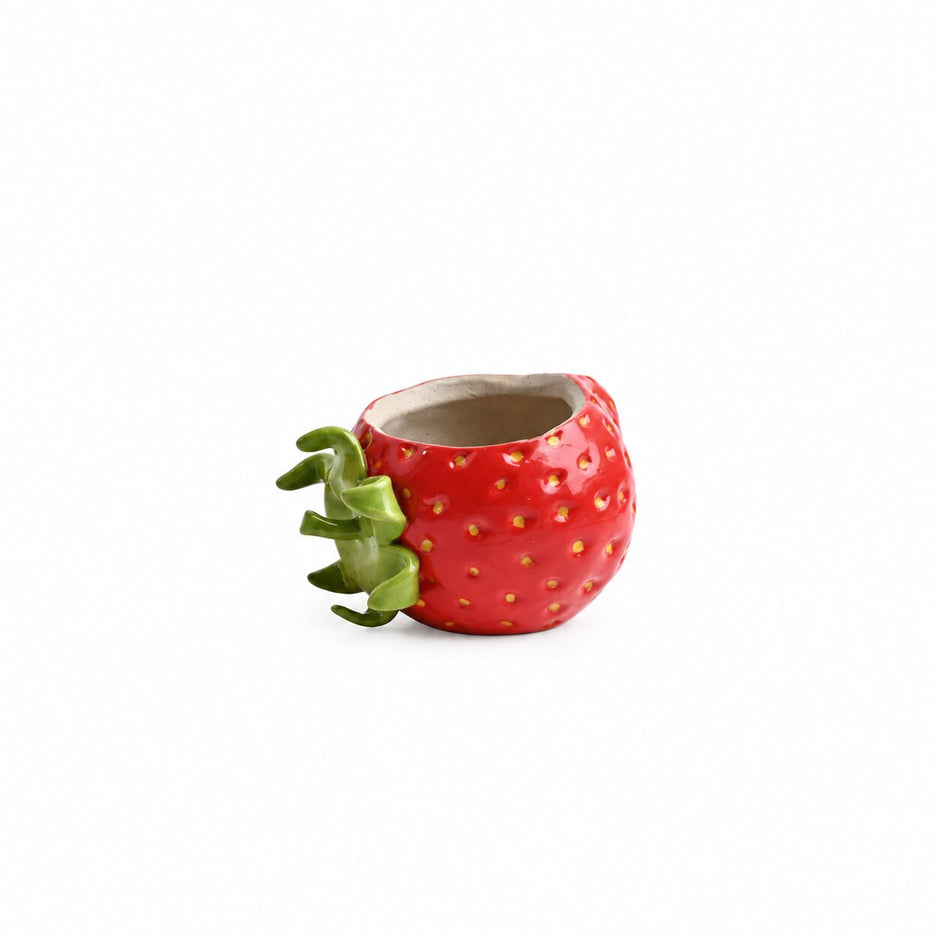 Vase Fraise Stylé pour Fleurs