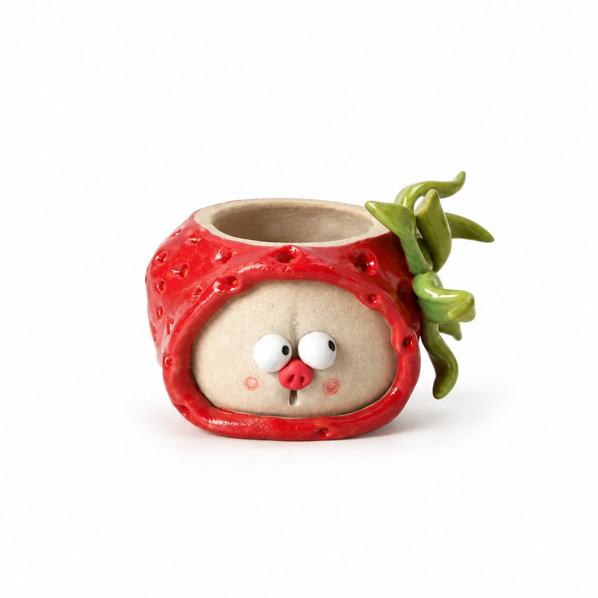 Vase Fraise Stylé pour Fleurs