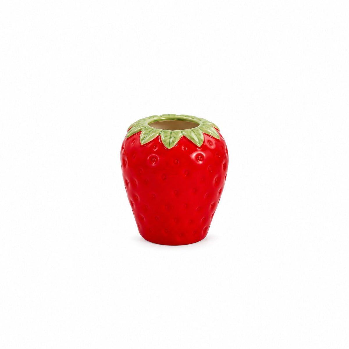 Vase Fraise en Céramique de Haute Qualité