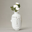 Vase Gros Visage en Céramique Britannique