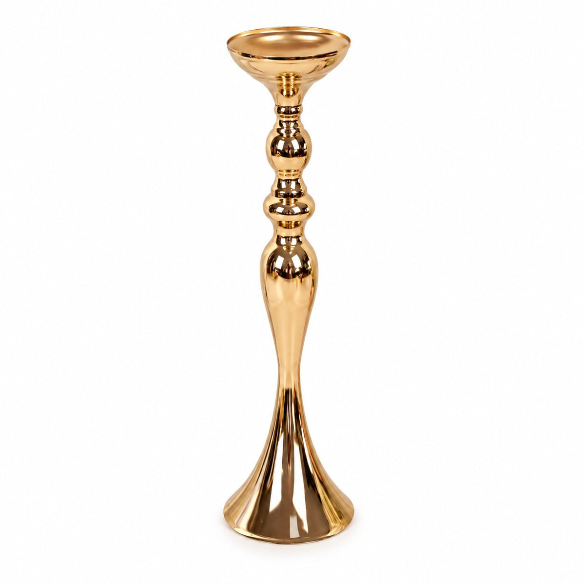 Vase Long en Métal pour Événement