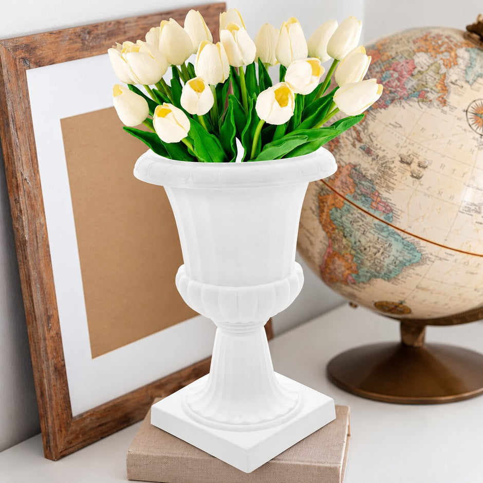 Vase Medicis Rétro en Plastique pour Fleurs