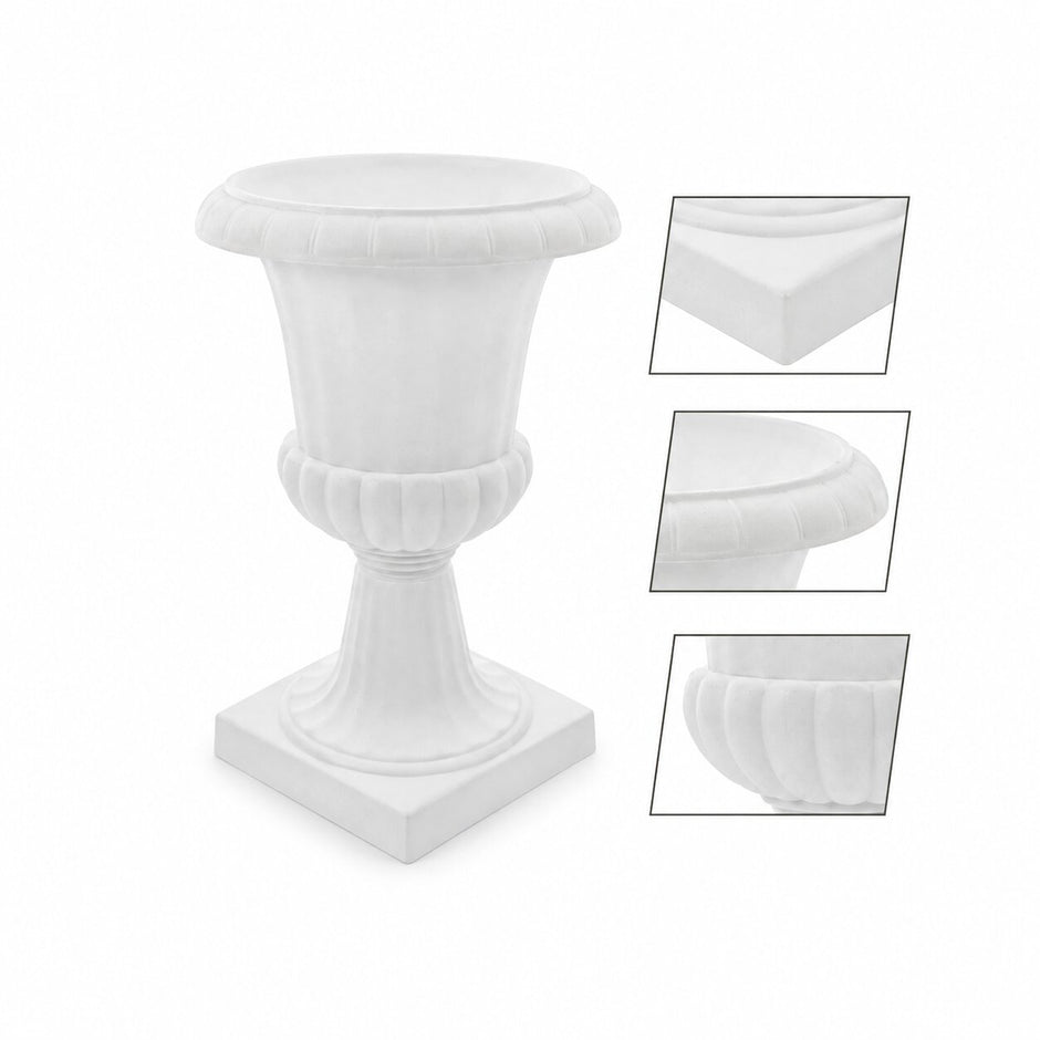 Vase Medicis Rétro en Plastique pour Fleurs