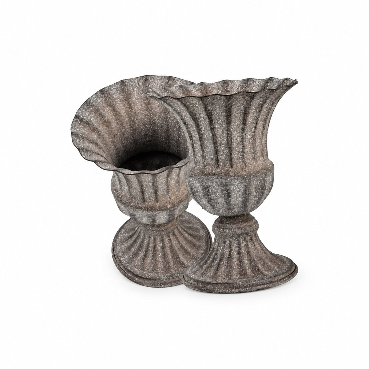 Vase Medicis Vintage en Fer pour Fleurs