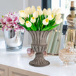 Vase Medicis Vintage en Fer pour Fleurs