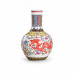 Vase Ming en Céramique Émaillée Dragon et Phoenix