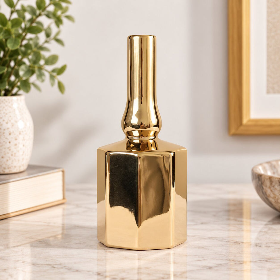 Vase Moderne Doré