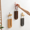 Vase Mural Moderne en Bois