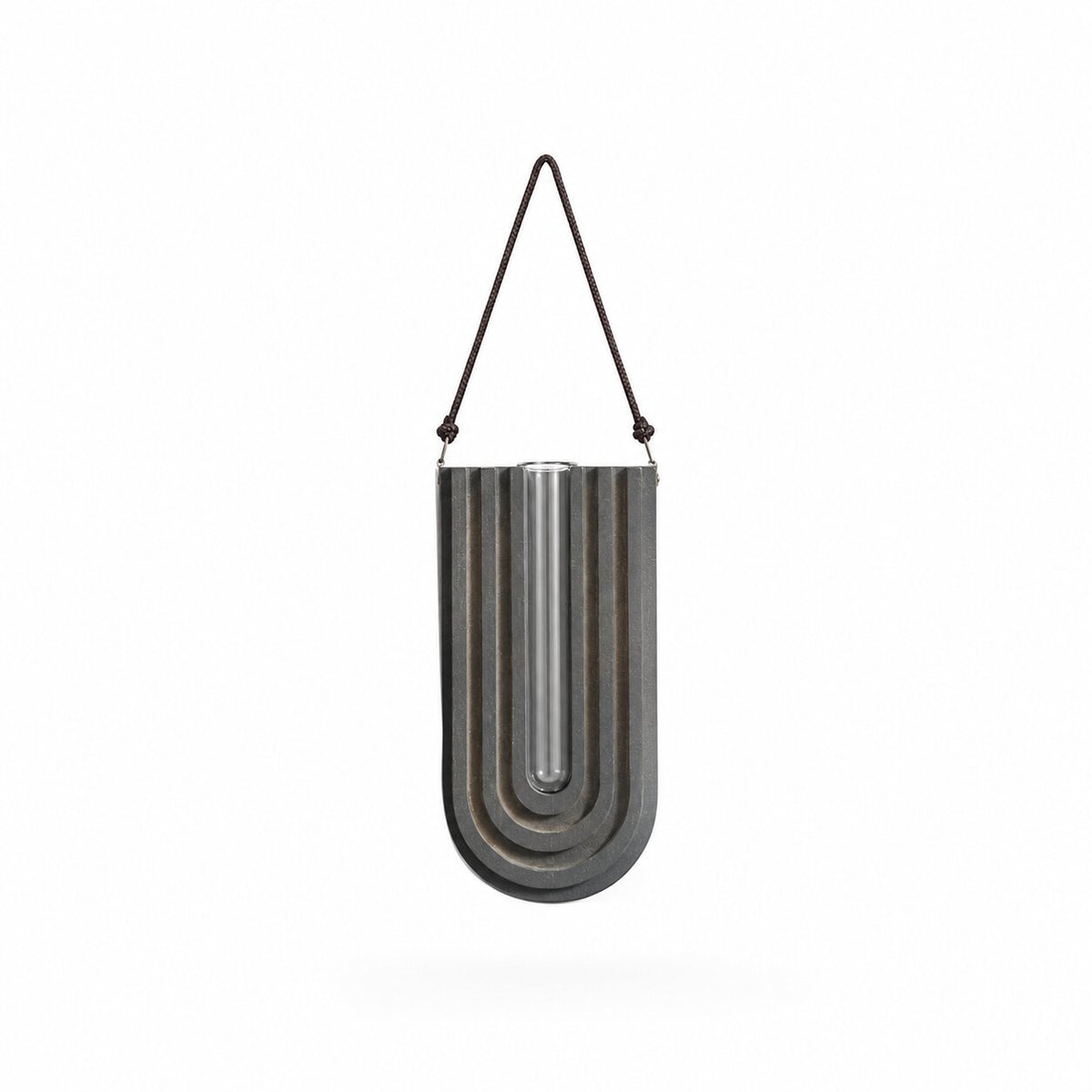 Vase Mural Moderne en Bois