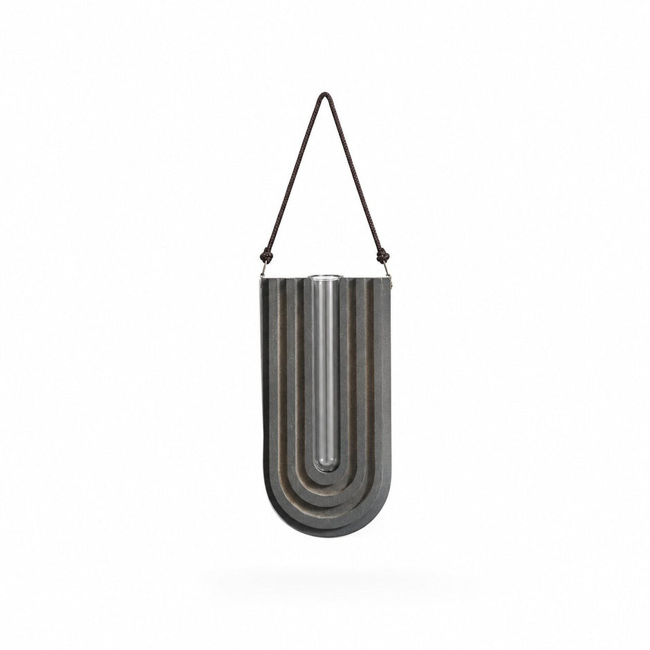 Vase Mural Moderne en Bois
