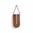 Vase Mural Moderne en Bois