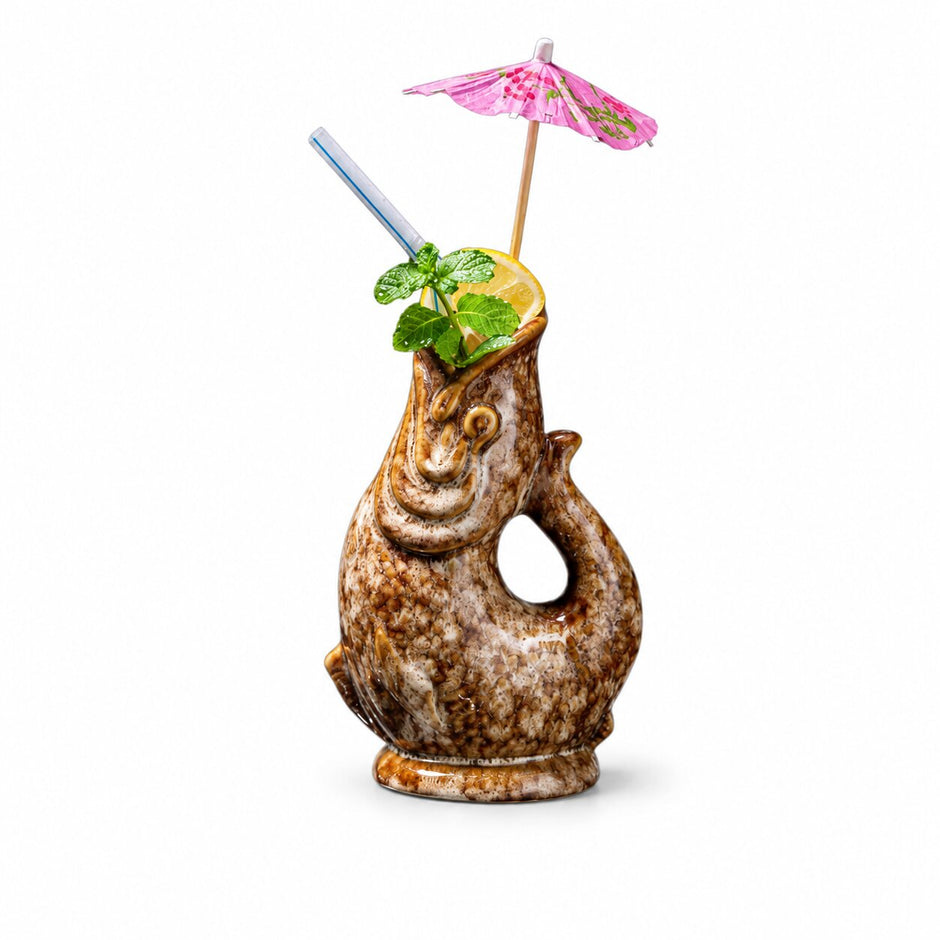 Vase Poisson en Céramique Style Hawaïenne