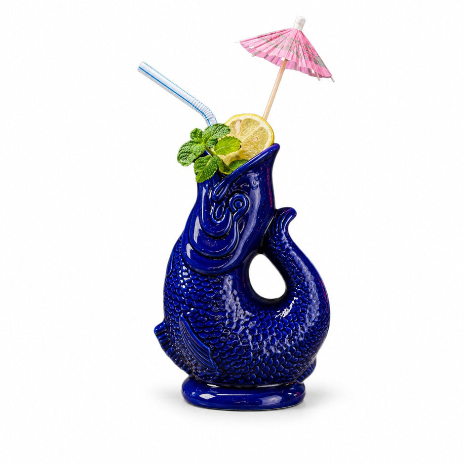Vase Poisson en Céramique Style Hawaïenne