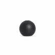 Vase Rond Noir en Céramique pour Fleurs Artificielles