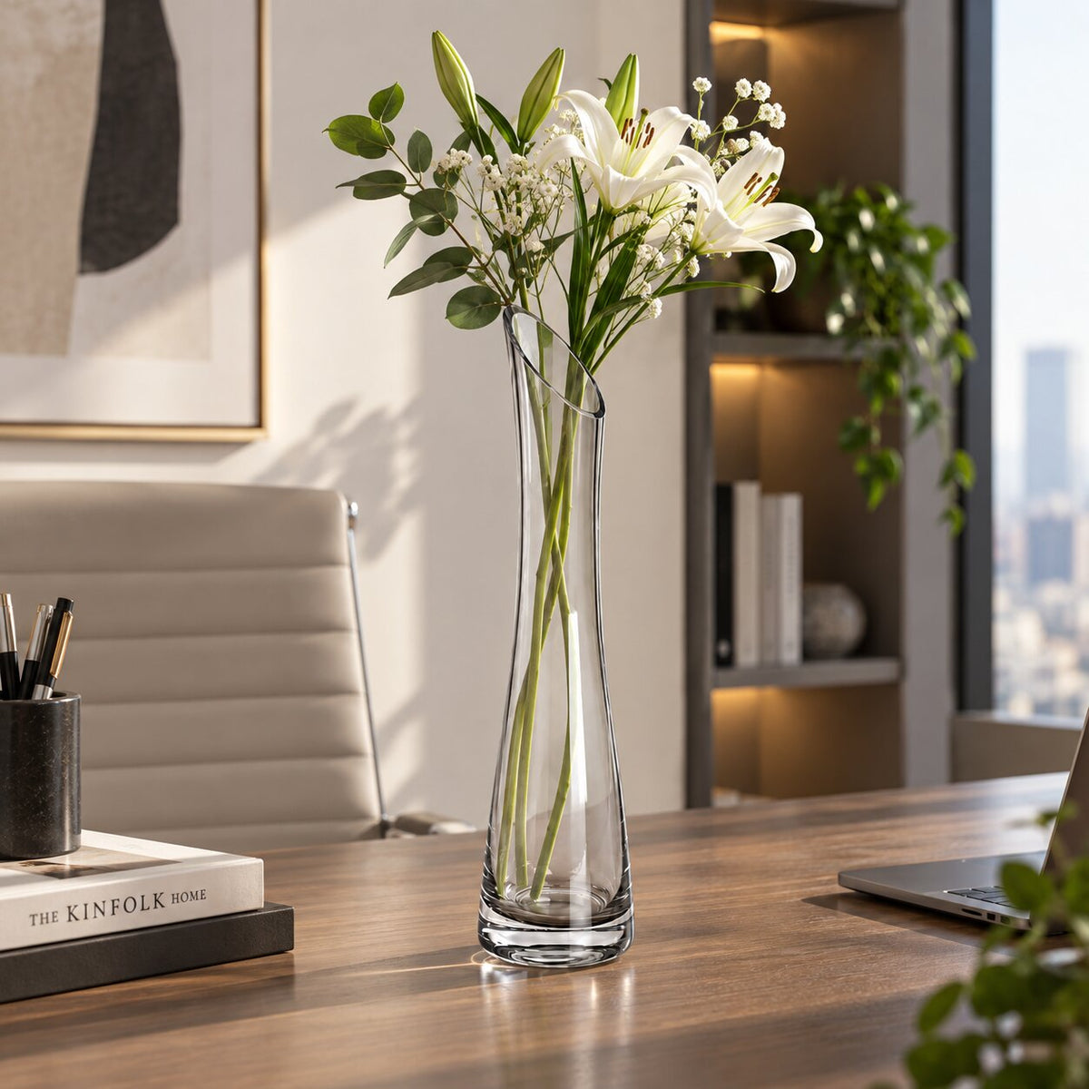 Vase Soliflore en Verre Soufflé