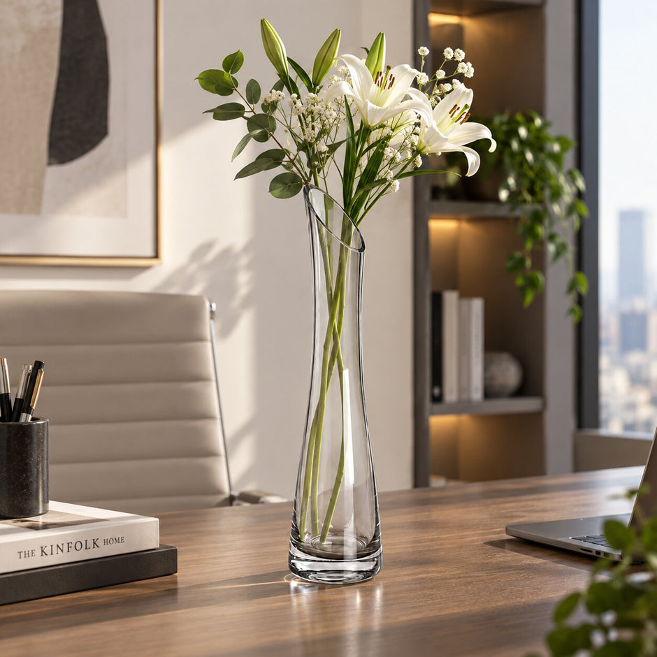 Vase Soliflore en Verre Soufflé