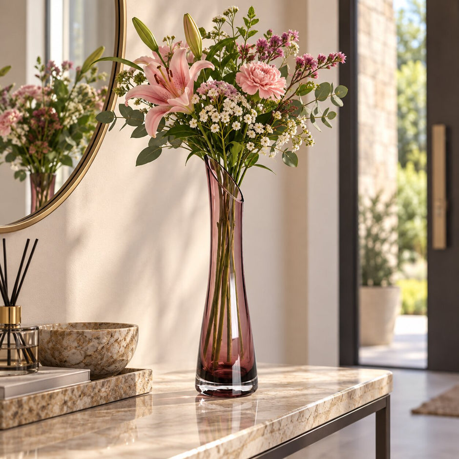 Vase Soliflore en Verre Soufflé