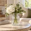 Vase Transparent en Verre de Style Nordique