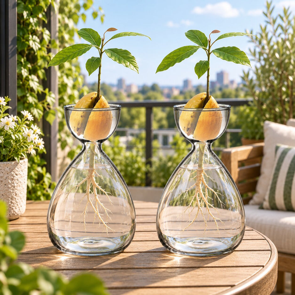 Vase Transparent pour Avocat en Lot de 2 Pièces