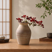 Vase Vintage en Céramique Style Japonais