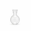 Vase Vintage en Verre et Bois Pour Plantes Hydroponiques