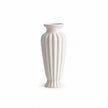 Vase XXL Céramique Blanche pour Fleurs Sèches
