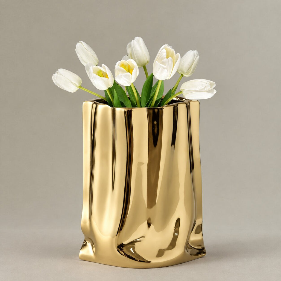 Vase XXL Métallisé pour Fleurs