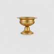 Vase de Style Ancien en Métal Doré pour Centre de Table Lot de 4 Pièces, coupe dorée sur pied