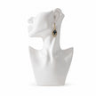 Vase Visage Latéral en Céramique Moderne blanc avec silhouette féminine sculptée de profil, finition brillante et design artistique contemporain pour une décoration élégante et originale.