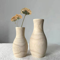 Vase en Bois Nordique Minimaliste