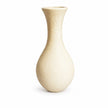 Vase en Bois Style Rétro, vase beige à forme arrondie et col évasé