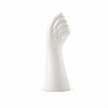 Vase en Céramique En Forme de Bras, vase blanc sculptural en forme de main