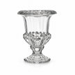 Vase en Cristal Elegant, vase transparent sur pied à motifs sculptés