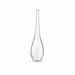 Vase en Verre Transparent Style Japonais pour Plantes avec silhouette élancée, base arrondie et long col fin pour une décoration minimaliste et élégante.